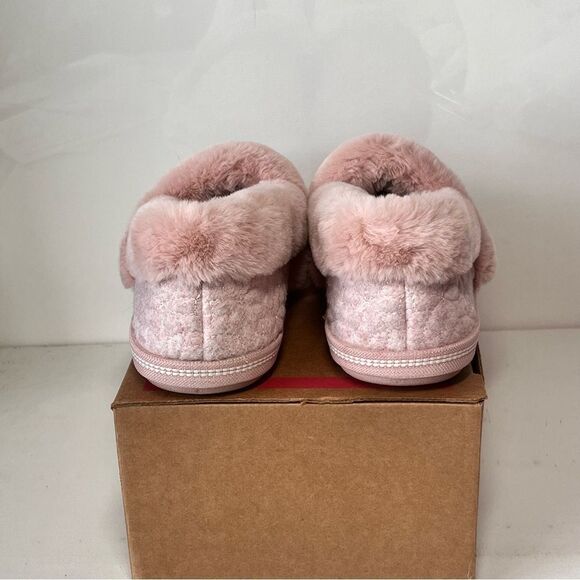 Skechers Bright Blossom Cozy Campfire Floral Quilted Slipper - Picture 6 of 7